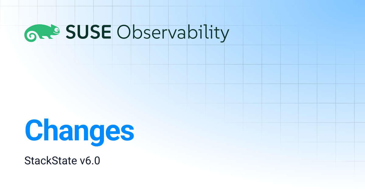 Changes | SUSE Observability